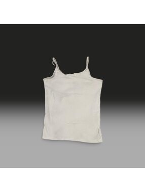 SO Kohl’s Girls Size 12 White Cutest Cami Tank Shelf Bra Adjustable Straps Y2K